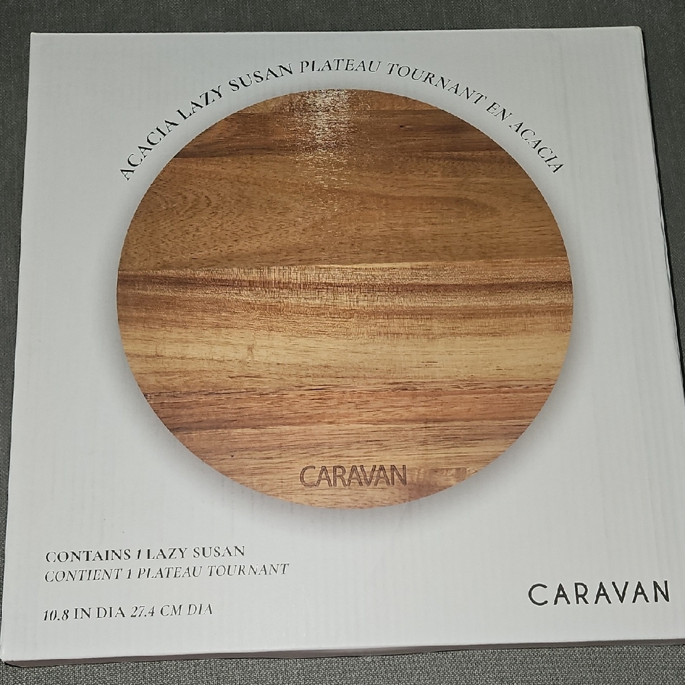 Caravan Acacia Lazy Susan - NIB
